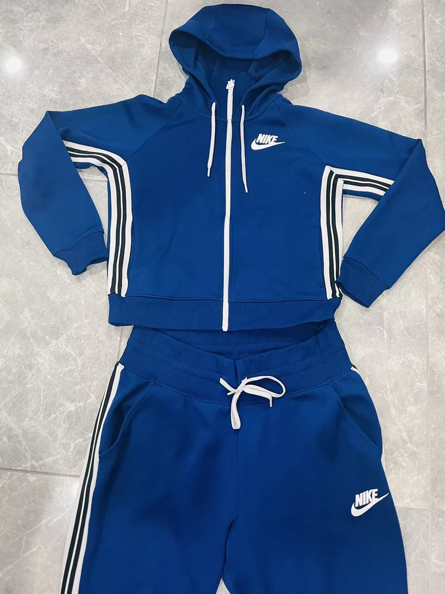 Royal blue nike sales tracksuit womens