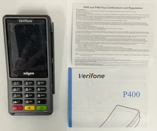 VeriFone P400 Plus Credit Card Processing Terminal No Power Cord Included