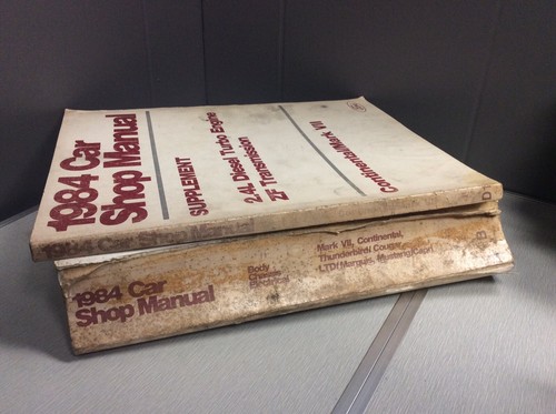 1984 Ford Car Shop Manuals Body/Chassis/Electrical+ Supplement, Mark ...
