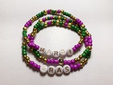 Mardi Gras bracelets