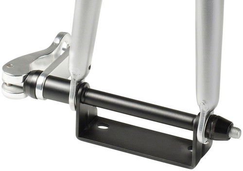 Delta Bike Hitch Truck Rail Fork Mount Rack: Standard 9.0mm Black - Picture 5 of 5
