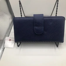 New Mundi Ladies  Wallet Blue Clutch