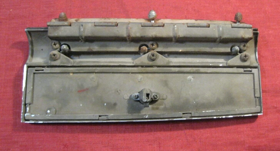 Original Mopar 1954 Chrysler Imperial and New Yorker Deluxe glove box door - Image 2 of 2