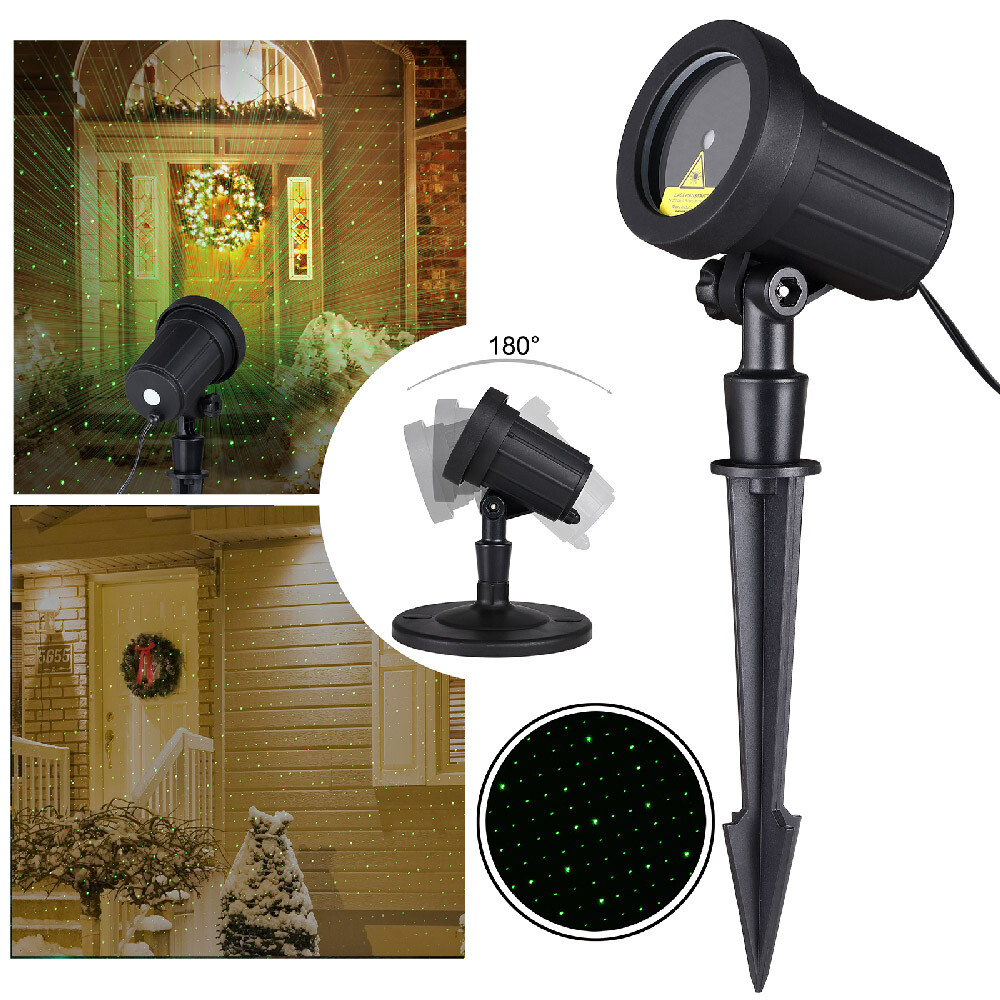 Projektor Weihnachten Sternenhimmel LED Laser Außen Wand Strahler Deko