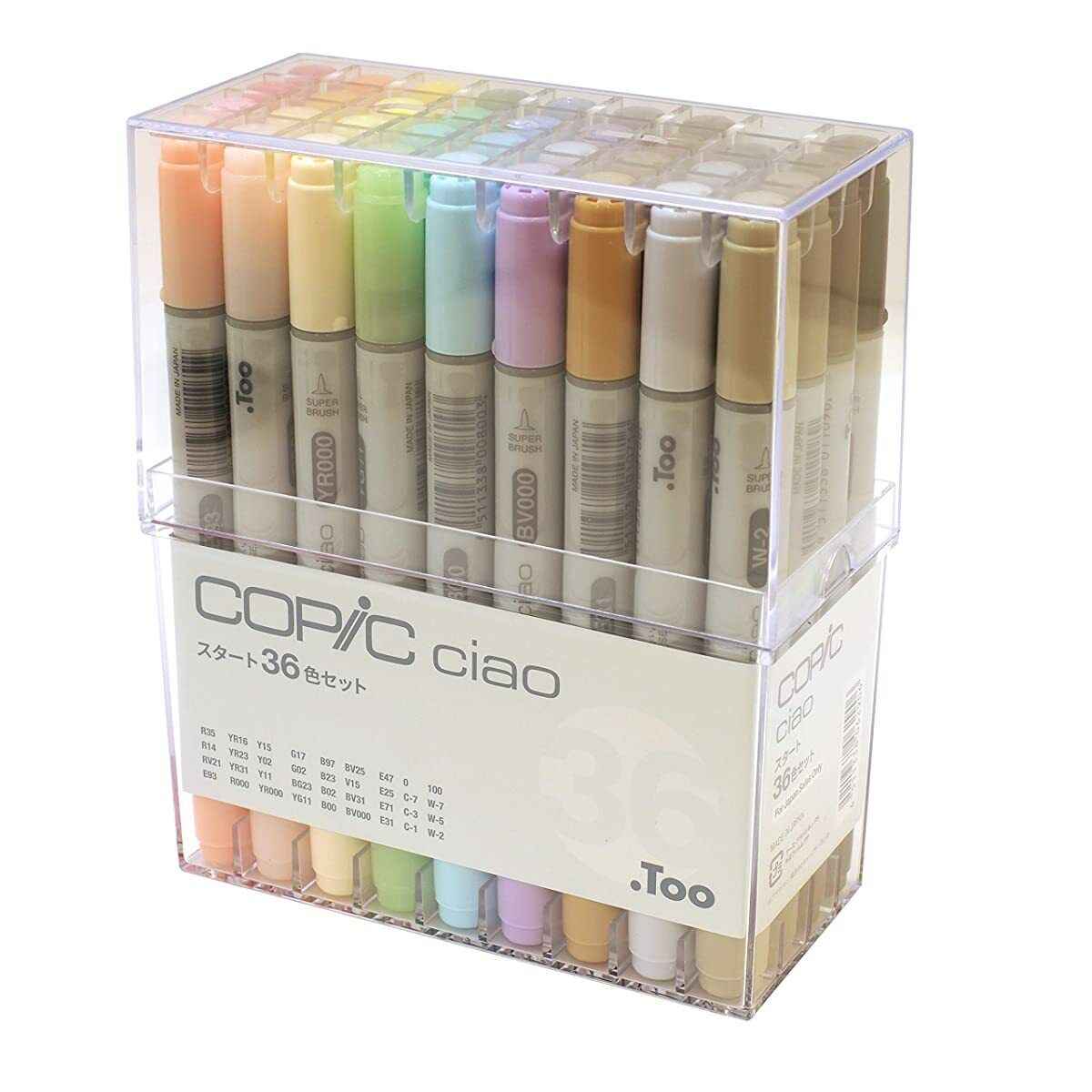 Copic Ciao Start 36 Color Set From Japan | eBay