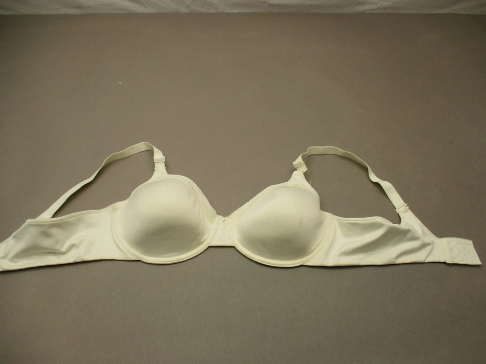 42 B/C Playtex Womens White Lined Underwire Back Closure Nursing Bra 7D - Image 3 of 4