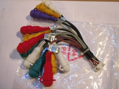 DUAL ELECTRONICS DUAL XDVD1170,XDVD1175BT,XDVD1262,XDVD236BT INPUT & OUTPUT AV RCA HARNESS