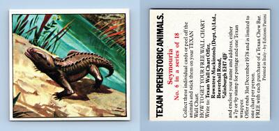 Seymouria #6 Texanische prähistorische Tiere 1978 Panini-Aufkleber
