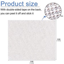 Bling Strass Cristallo Adesivo Decalcomania Foglio Fai da Te Autoadesivo Auto Tablet Decorazione