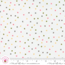 Moda RENEW 55568 15 White Multi Confetti Dots SWEETWATER Quilt Fabric 