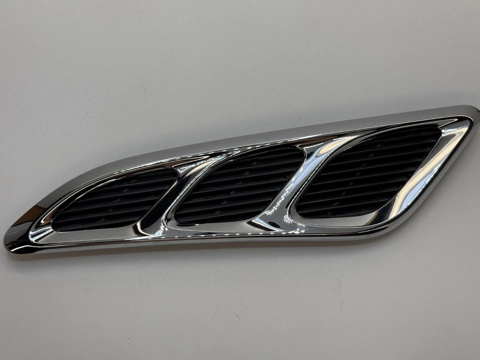 OEM 2011-2017 Infiniti QX56 delantero izquierdo guardabarros lado del conductor moldura de ventilación cromada Foto 2 de 4