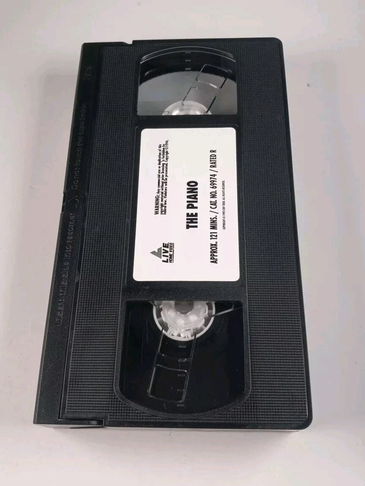 The Piano (VHS) 1993 Holly Hunter, Harvey Keitel TESTED Foto 3 de 3