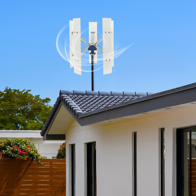 5-blade Wind Turbine Generator 100W Vertical Axis Wind Power Turbine Generator