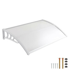 Door Canopy Awning Shelter Front Back Porch Outdoor Shade Patio Roof Rain Cover
