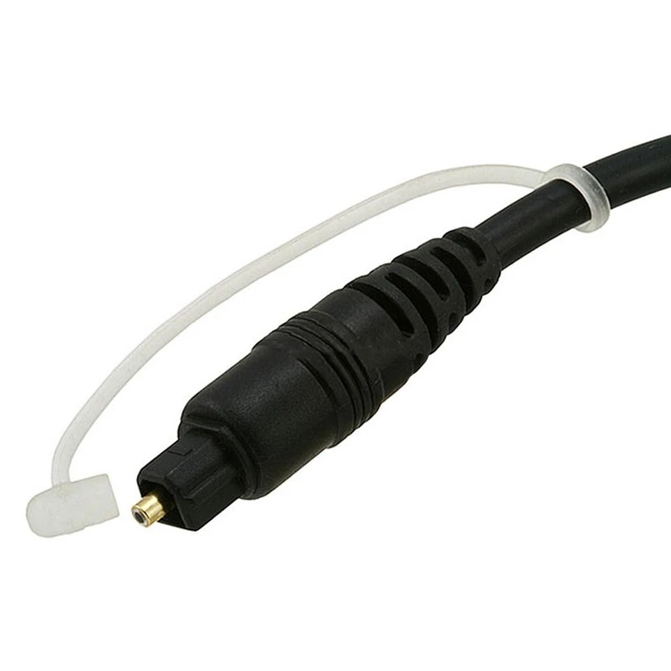 Cable de audio óptico digital Toslink a mini enchufe de 3,5 mm de fibra óptica SPDIF de 6 pies Foto 2 de 4