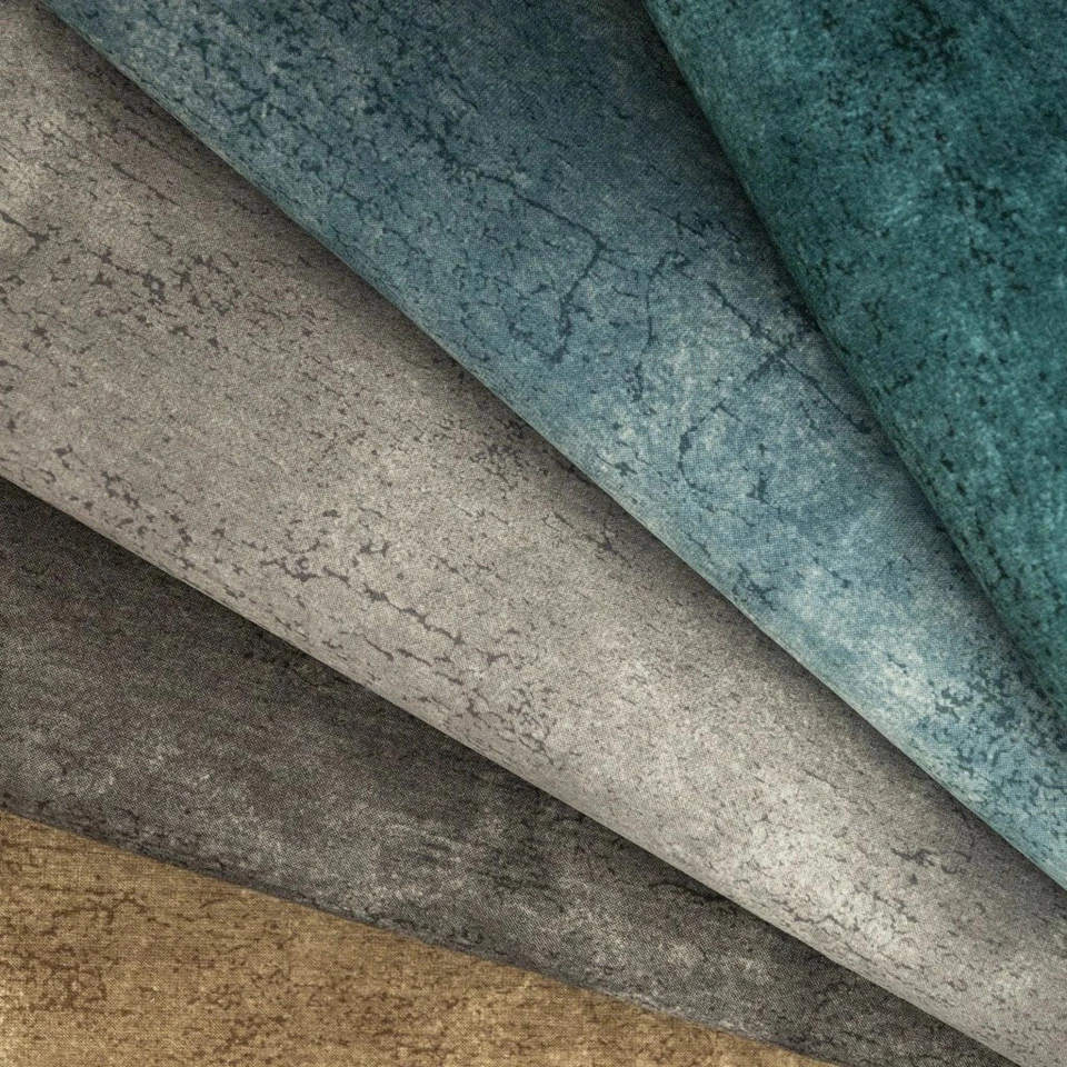 HAPPY BUYS LTD Premium Soft Plain Marble Velvet Fabric ideal for Upholstery, Crafts, Sofas, Bed