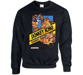Donkey Kong Classic Nes Video Game Cover T Shirt