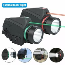 Red / Green Laser LED Flashlight Dot Sight for Picatinny Rail Mini Pistol Glock