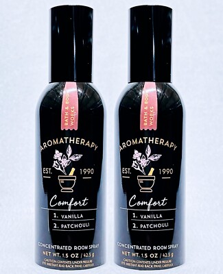 Bath Body Works VANILLA PATCHOULI Room Spray Perfume