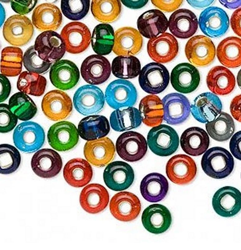 Cuentas de vidrio Jablonex mezcla checa 3/0 5 mm forradas en plata 100 gramos lote de 580 Foto 2 de 2