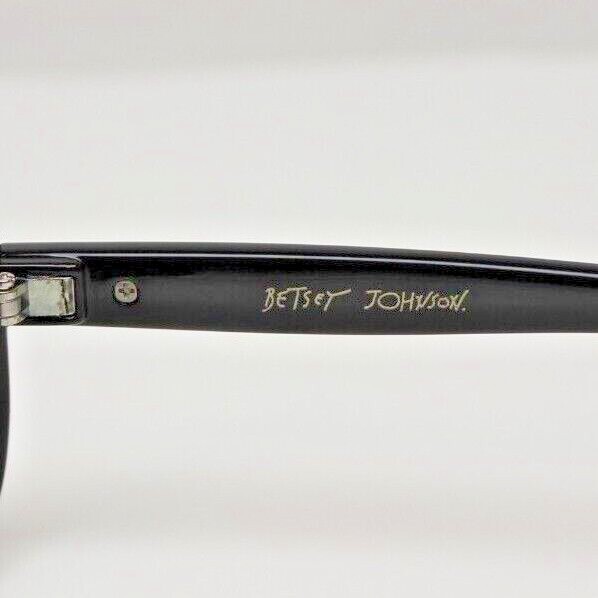 Betsey Johnson Black & Gold Rectangular Womens Sunglasses  display picture 1