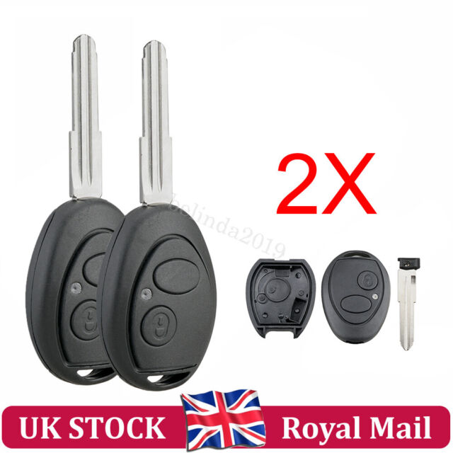 2X For Land Rover Discovery 2 TD5 2 Button Remote Smart Key Fob Shell Case Blade 2X For Land Rover Discovery 2 TD5 2 Button Remote Smart Key Fob Shell Case Blade