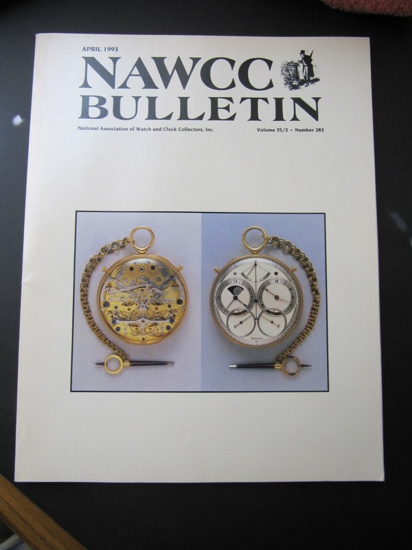 NAWCC BULLETIN APRIL 1993 FEATURES ARTICLE BULOVA ACCUTRON STORY AND MUCH MORE