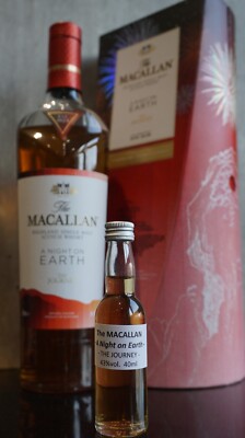Macallan Night on Earth JOURNEY Whisky Sample 40 ml Probe Single Malt 4 cl