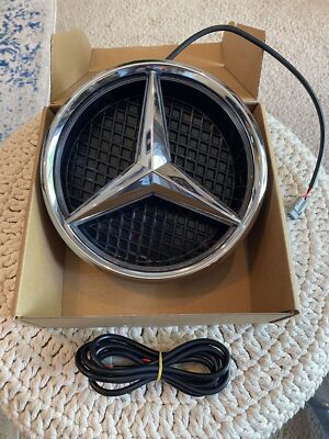 Front Grille LED Emblem Fit for Mercedes Benz 2011-2017 SLK Class SLK250 SLK350