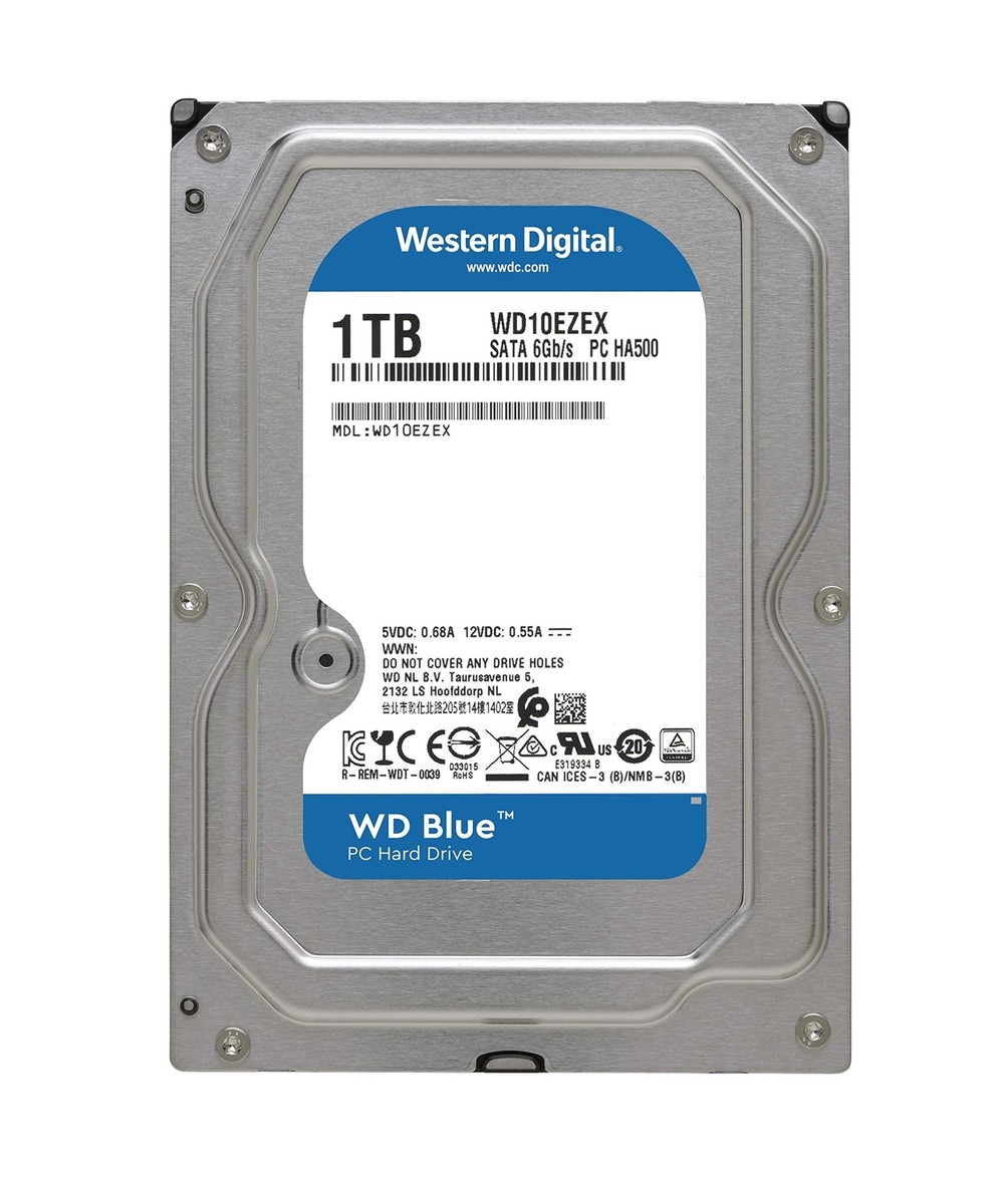 Western Digital 1TB WD Blue PC Internal Hard Drive HDD - 7200 RPM