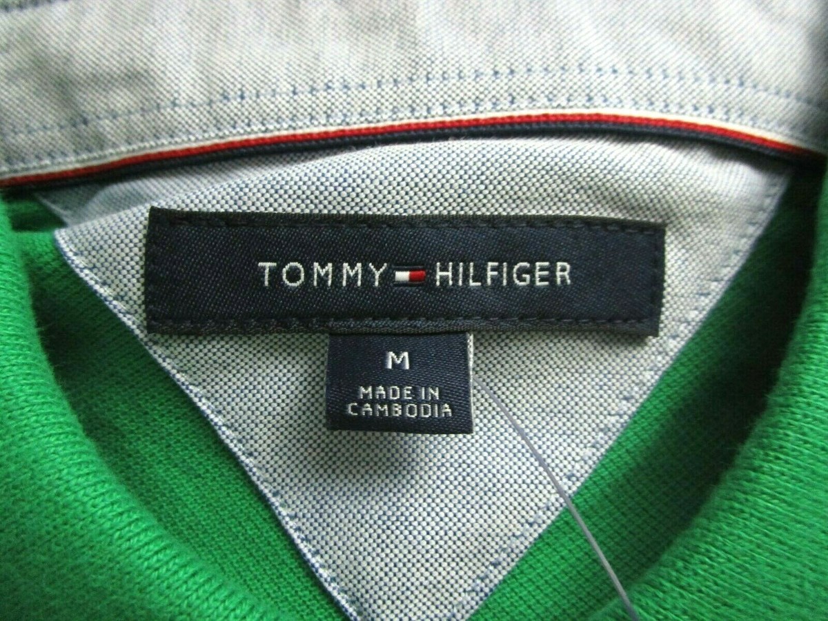NWT Mens Tommy Hilfiger D1 Polo Short Sleeve S/S Cotton Shirt  