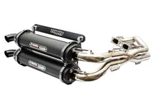 Trinity Racing Cerakote Full System Dual Exhaust For 2015-2023 RZR 1000 XP/XP4
