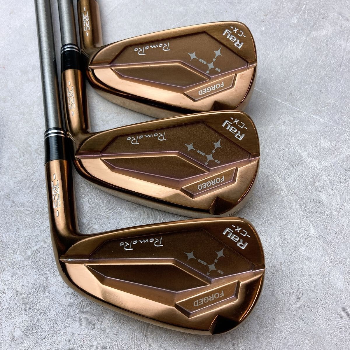 RomaRo Ray CX S20C Copper IP finish Iron set 6-pw RomaRo Ray CX S20C Copper IP finish Iron set 6-pw