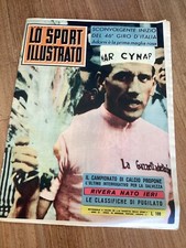 CALCIO RIVERA ALESSANDRIA CICLISMO 1963 ADORNI 46° GIRO D' ITALIA MAGLIA ROSA