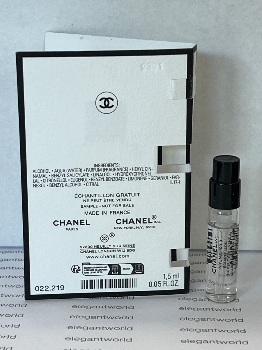CHANEL GARDENIA EDP 1.5ml .05fl oz SPRAY SAMPLE VIAL | eBay