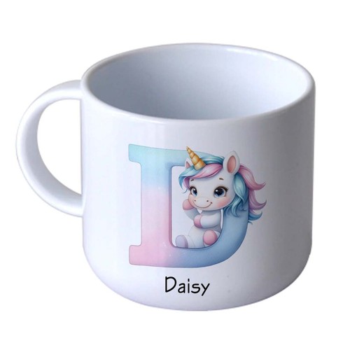 PERSONALISED Childrens Plate, unicorn Kids Dinner Plate Girls Toddlers - Picture 2 of 6