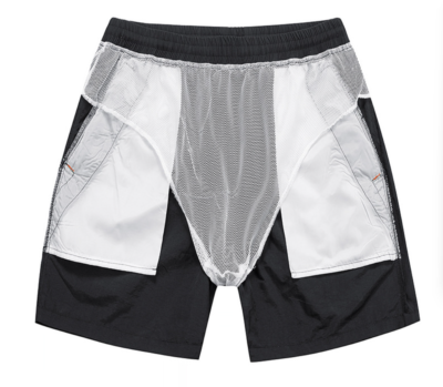 Brand-New Hot white men's summer swimming shorts and soft swimming