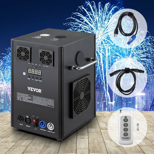 VEVOR 700W Large Cold Spark Firework Machine 1pc Stage Effect DMX Machine Party