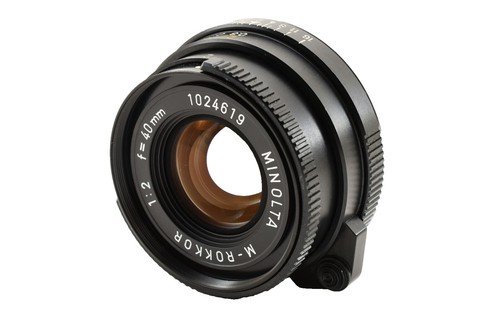 ★極品★MINOLTA M-ROKKOR 40mm f2 Leica Mマウント NEAR MINT] Minolta M Rokkor 40mm F2 Lens Leica M Mount for CL CLE