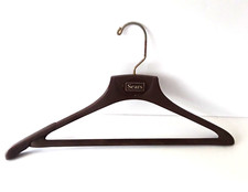 Vintage Sears Store Plastic Hanger Brown 18 Coat Suit Hanger