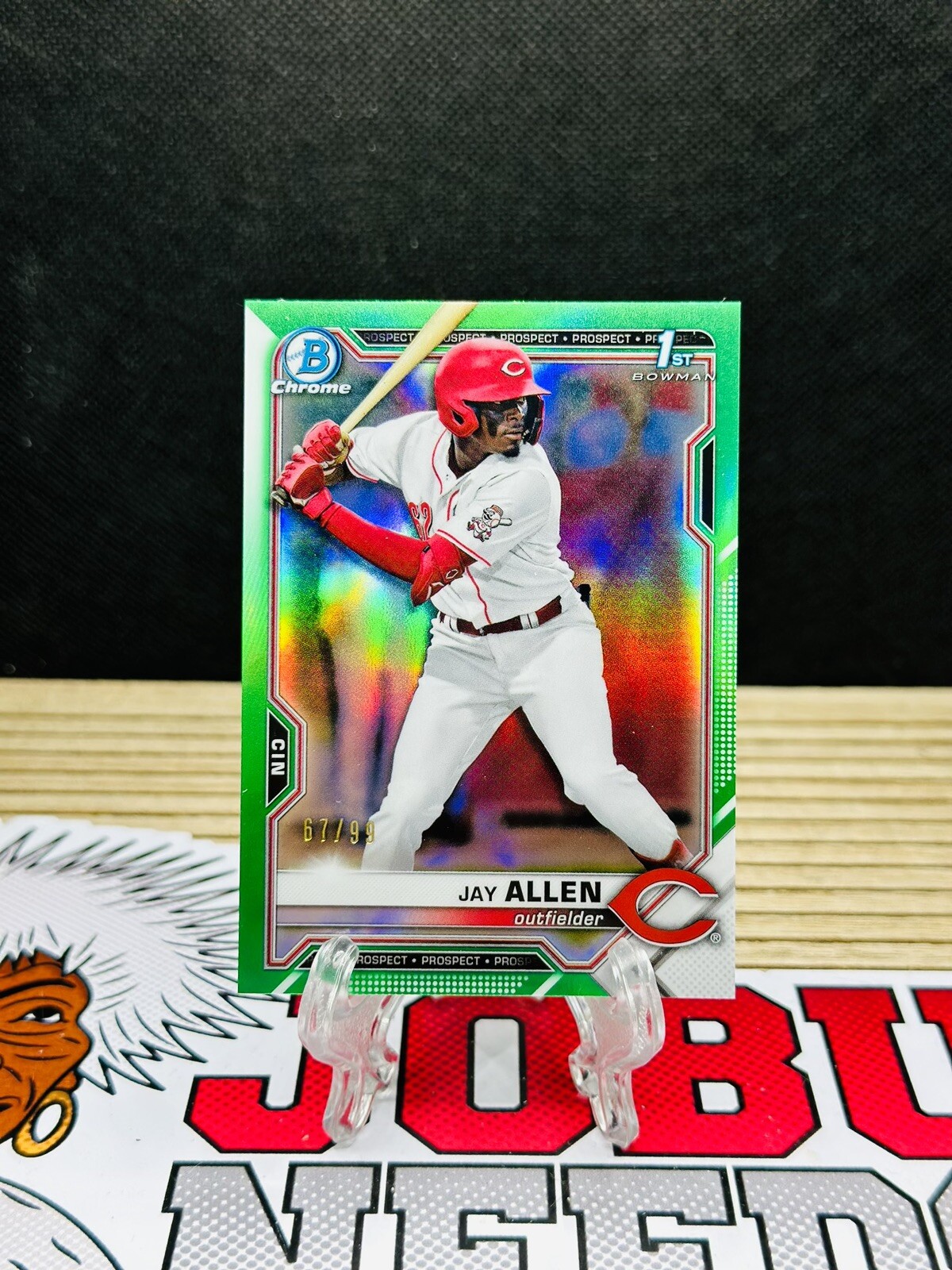2021 Bowman Draft Chrome Jay Allen GREEN /99