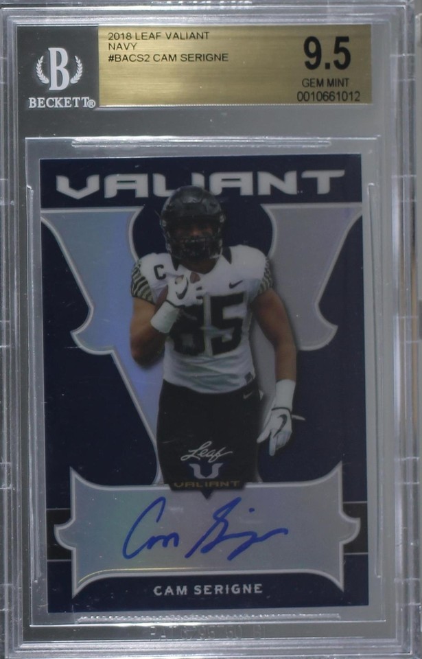 2018 Leaf Valiant Cam Serigne #BA-CS2 - 1 of 2
