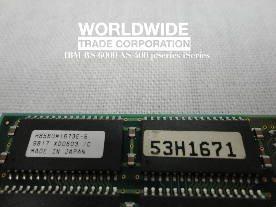 IBM 4115 53H1671 128MB EDO DRAM DIMM Memory for 7043-140 POWER PC 604e RS6000 - Image 3 of 3