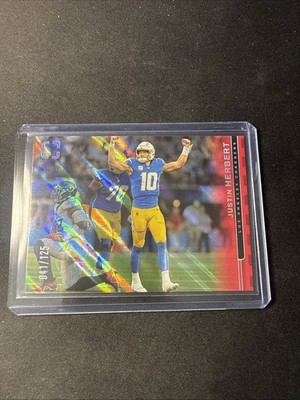 Panini 2025 Photogenic Justin Herbert Red Chargers #110 /125