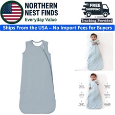 1.0 Tog Soft Bamboo Sleep Sack for Babies  Toddlers - Safe  Stylish Design