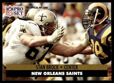 1991 Pro Set Stan Brock New Orleans Saints #235
