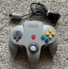 Official Nintendo 64 Controller Gray OEM/Tested/Working -PLEASE READ DESCRIPTION