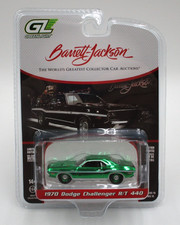 Greenlight Barrett-Jackson 1970 Dodge Challenger R/T 440 1:64 Green Chase