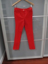 Escada Skinny Leg Red Pants Size 36