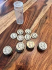 Roll of 40 SILVER 90% Washington Quarters +6!🔥1932-64 with key dates! 46 Total!